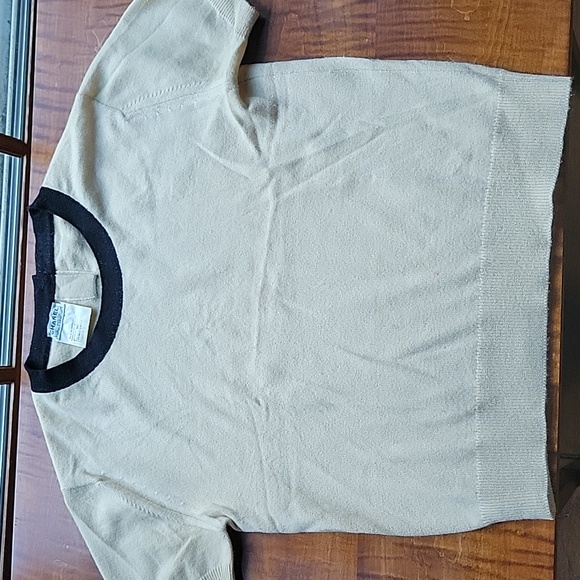 CHANEL VINTAGE CASHMERE SWEATER - Picture 3 of 14